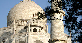 Der Taj Mahal in Indien