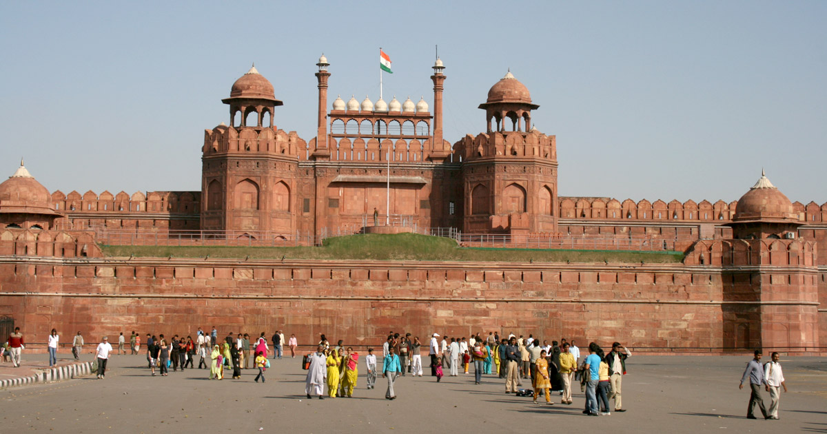 Rote Fort in Neu Delhi in Indien – Ralf in Indien Reisetagebuch
